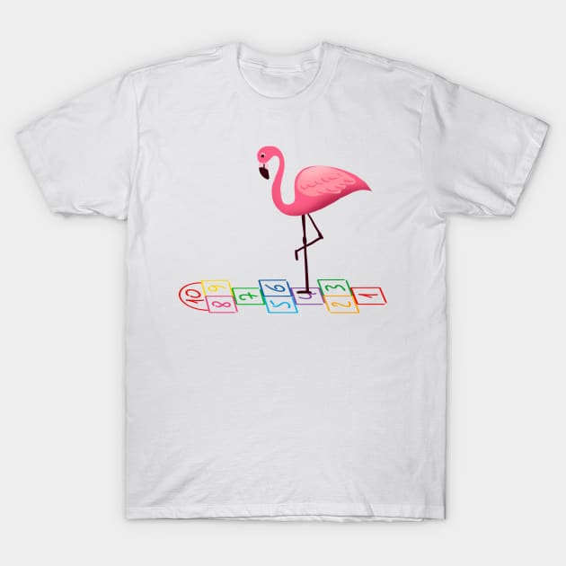 Funny flamingo T-Shirt by  Memosh Everything 